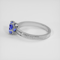1.76 Ct. Blue Sapphire Ring, Platinum 950 4