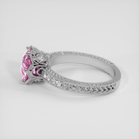 2.23 Ct. Pink Sapphire Ring, Platinum 950 4