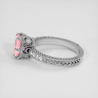 2.06 Ct. Pink Sapphire Ring, Platinum 950 4