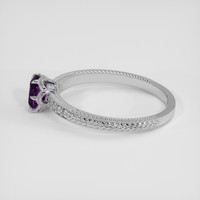 0.51 Ct. Purple Sapphire Ring, Platinum 950 4