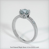 1.15 Ct. Sapphire Ring, Platinum 950 2