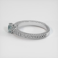 0.76 Ct. Sapphire Ring, Platinum 950 4