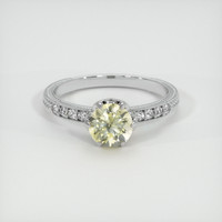 1.05 Ct. Sapphire Ring, Platinum 950 1