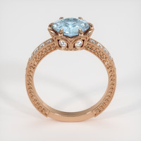 1.35 Ct. Gemstone Ring, 14K Rose Gold 3