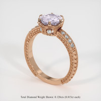 1.29 Ct. Gemstone Ring, 14K Rose Gold 2