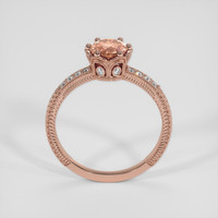 0.66 Ct. Multi Color Tourmaline Ring, 14K Rose Gold 3