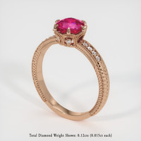 Ruby Ring 1.29 Ct. 14K Rose Gold Preview