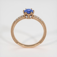 0.87 Ct. Color Change Sapphire Ring, 14K Rose Gold 3