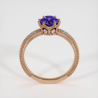 1.20 Ct. Purple Sapphire Ring, 14K Rose Gold 3