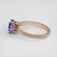 1.93 Ct. Purple Sapphire Ring, 14K Rose Gold 4