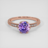 1.49 Ct. Bi Color / Parti Sapphire Ring, 14K Rose Gold 1