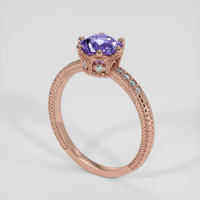 1.49 Ct. Bi Color / Parti Sapphire Ring, 14K Rose Gold 2