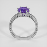 1.62 Ct. Purple Amethyst Ring, 10K White Gold 3