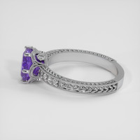 1.62 Ct. Purple Amethyst Ring, 10K White Gold 4