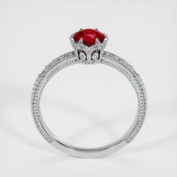 0.66 Ct. Ruby Ring, 10K White Gold 3