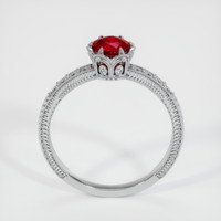 0.68 Ct. Ruby Ring, 10K White Gold 3