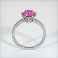 1.72 Ct. Pink Sapphire Ring, 14K White Gold 3