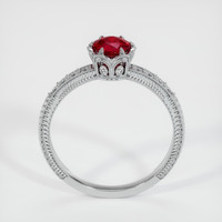 0.56 Ct. Ruby Ring, 14K White Gold 3