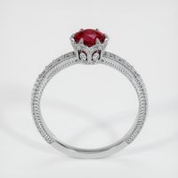 0.54 Ct. Ruby Ring, 14K White Gold 3