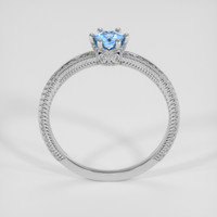 0.51 Ct. Greyish Blue Sapphire Ring, 14K White Gold 3