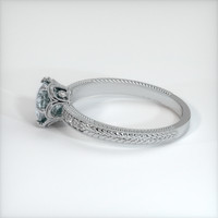 1.25 Ct. Sapphire Ring, 14K White Gold 4