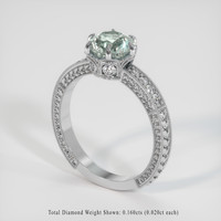 1.92 Ct. Sapphire Ring, 14K White Gold 2
