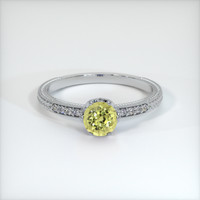 1.17 Ct. Sapphire Ring, 14K White Gold 1