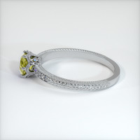 1.17 Ct. Sapphire Ring, 14K White Gold 4