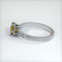 1.37 Ct. Sapphire Ring, 18K White Gold 4