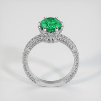 2.11 Ct. Emerald Ring, 18K White Gold 3