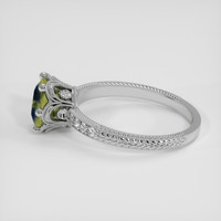 1.81 Ct. Bi Color Sapphire Ring, 18K White Gold 4