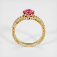 1.07 Ct. Padparadscha Sapphire Ring, 10K Yellow Gold 3