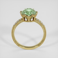 3.56 Ct. Green Sapphire Ring, 10K Yellow Gold 3