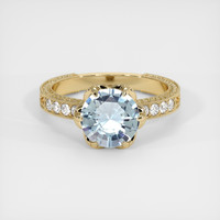 1.35 Ct. Gemstone Ring, 14K Yellow Gold 1