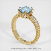 1.35 Ct. Gemstone Ring, 14K Yellow Gold 2