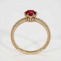 0.54 Ct. Ruby Ring, 14K Yellow Gold 3