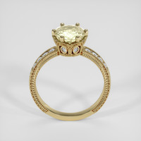 2.41 Ct. Yellow Sapphire Ring, 14K Yellow Gold 3