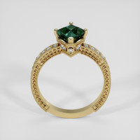 1.44 Ct. Bluish Green Sapphire Ring, 14K Yellow Gold 3