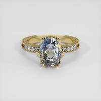 3.22 Ct. Bi Color Sapphire Ring, 14K Yellow Gold 1