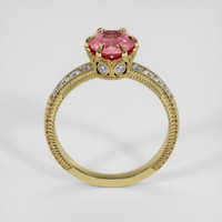1.51 Ct. Padparadscha Sapphire Ring, 14K Yellow Gold 3