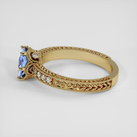 1.46 Ct. Blue Sapphire Ring, 14K Yellow Gold 4