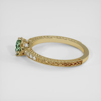 0.83 Ct. Bi Color Sapphire Ring, 14K Yellow Gold 4