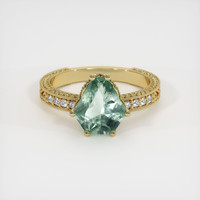 2.27 Ct. Sapphire Ring, 14K Yellow Gold 1