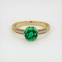 Emerald Ring 0.98 Ct., 18K Yellow Gold Preview