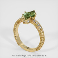 1.48 Ct. Sapphire Ring, 18K Yellow Gold 2