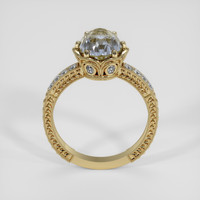 3.22 Ct. Bi Color Sapphire Ring, 18K Yellow Gold 3