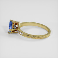 1.06 Ct. Bi Color / Parti Sapphire Ring, 18K Yellow Gold 4