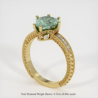 2.27 Ct. Sapphire Ring, 18K Yellow Gold 2