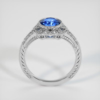 2.27 Ct. Blue Sapphire Ring, Platinum 950 3