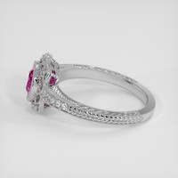 1.17 Ct. Pink Sapphire Ring, Platinum 950 4